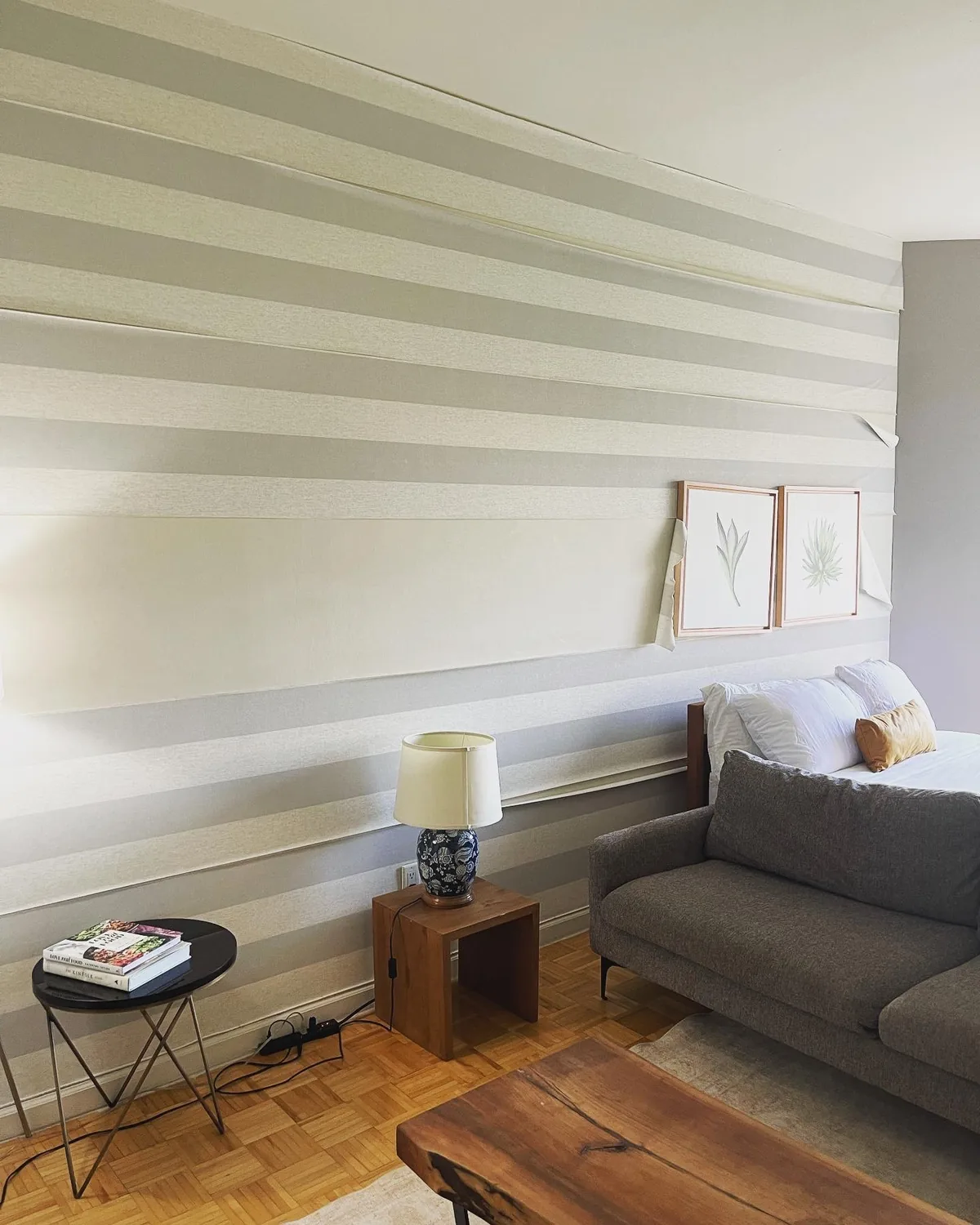 Before: Bedroom walls before home renovation and painting services